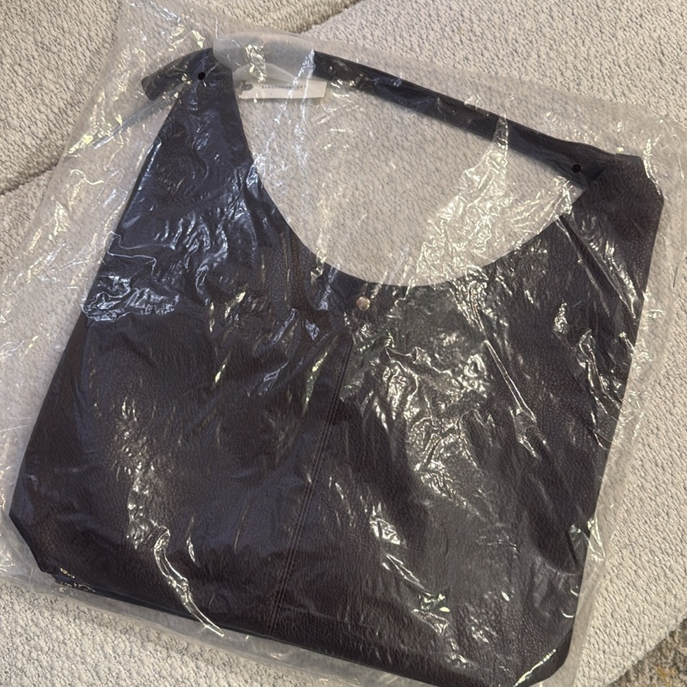 NWT Anthropologie The Love Knot Slouchy Bag The Buckle Edition Chocolate - Picture 11 of 15